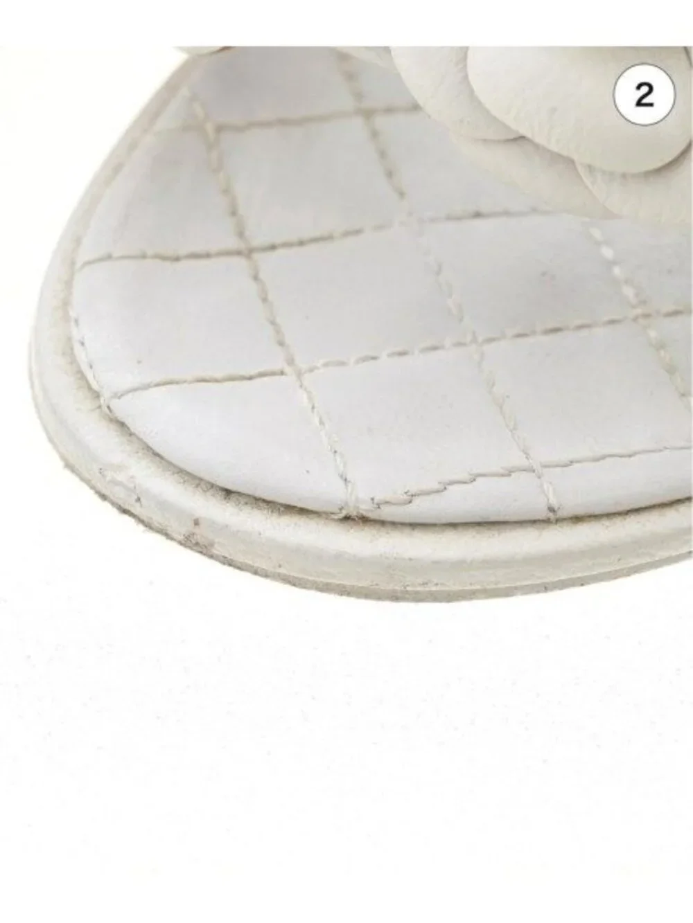 Chanel Sandals White